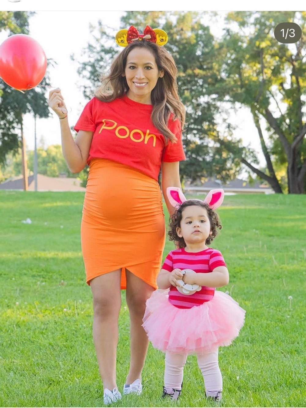 Small Women Winnie Pooh Halloween Costume Set